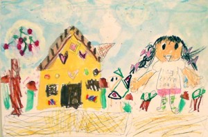 住友生命第36回こども絵画コンクール入選（5歳）